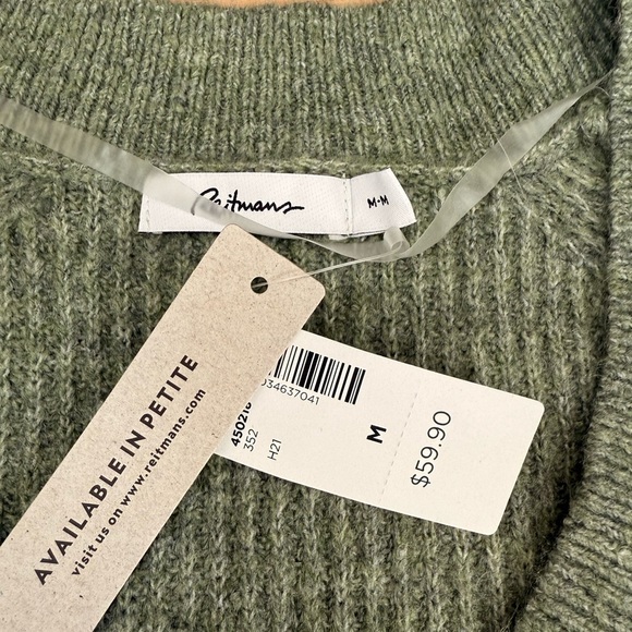 REITMANS - Women's Olive Green Sweater (NWT) - Picture 2 of 5